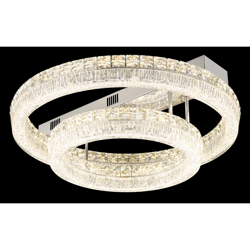 Globo - LED aptumšojams griestu gaismeklis LED/60W/230V 2700-6000K caurspīdīgs + tālvadības pults