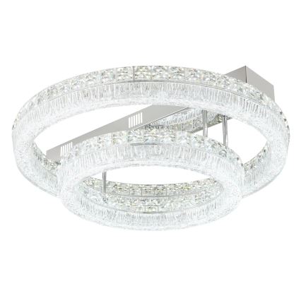 Globo - LED aptumšojams griestu gaismeklis LED/60W/230V 2700-6000K caurspīdīgs + tālvadības pults