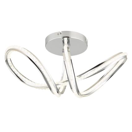Globo - LED regulējams griestu gaismeklis LED/40W/230V 2700-6000K spīdīgs hroms + tālvadības pults