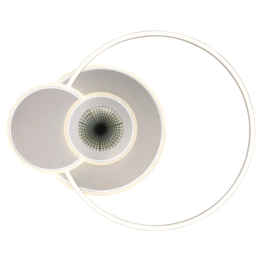 Globo - LED aptumšojams griestu gaismeklis LED/24W/230V 2700-6000K sudraba + tālvadības pults