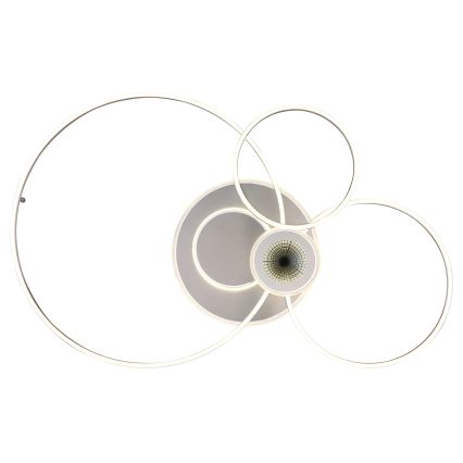 Globo - LED regulējama griestu lampa LED/36W/230V 2700-6000K sudraba + tālvadības pults
