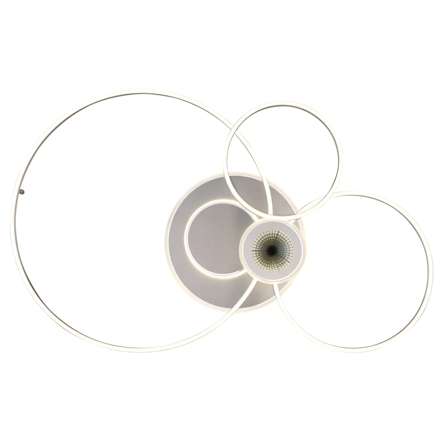 Globo - LED regulējama griestu lampa LED/36W/230V 2700-6000K sudraba + tālvadības pults