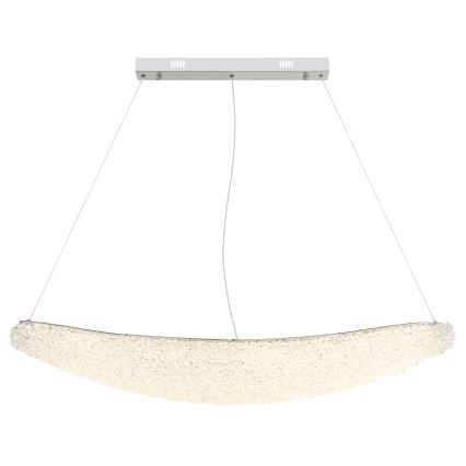 Globo - LED regulējama lustra uz troses LED/40W/230V 2700-6000K spīdīgs hroms + tālvadība