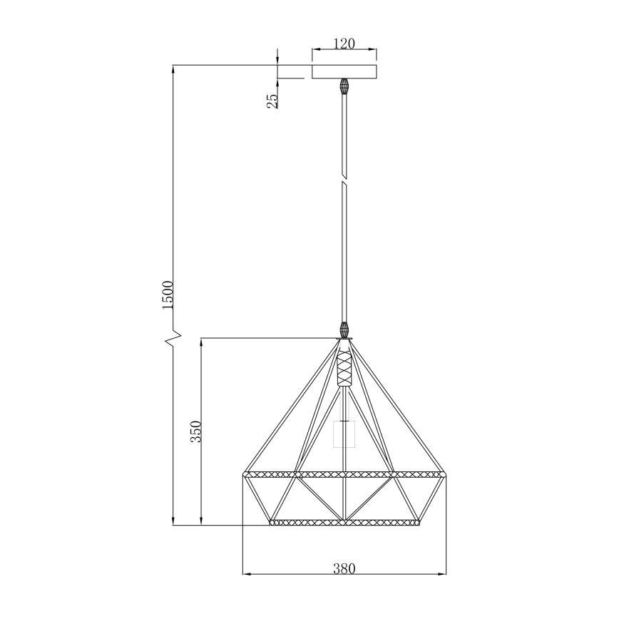 Globo - Lustra ar auklu 1xE27/60W/230V