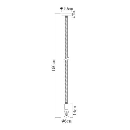 Globo - Lustra uz auklas 1xE27/60W/230V