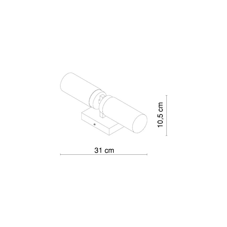 Globo - Vannas istabas sienas lampa 2xE14/40W/230V IP44