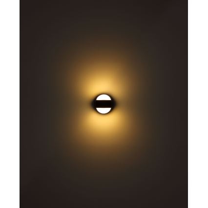 Globo - LED regulējams uzlādes pieskāriena sienas gaismeklis LED/1,4W/5V 1800 mAh melns