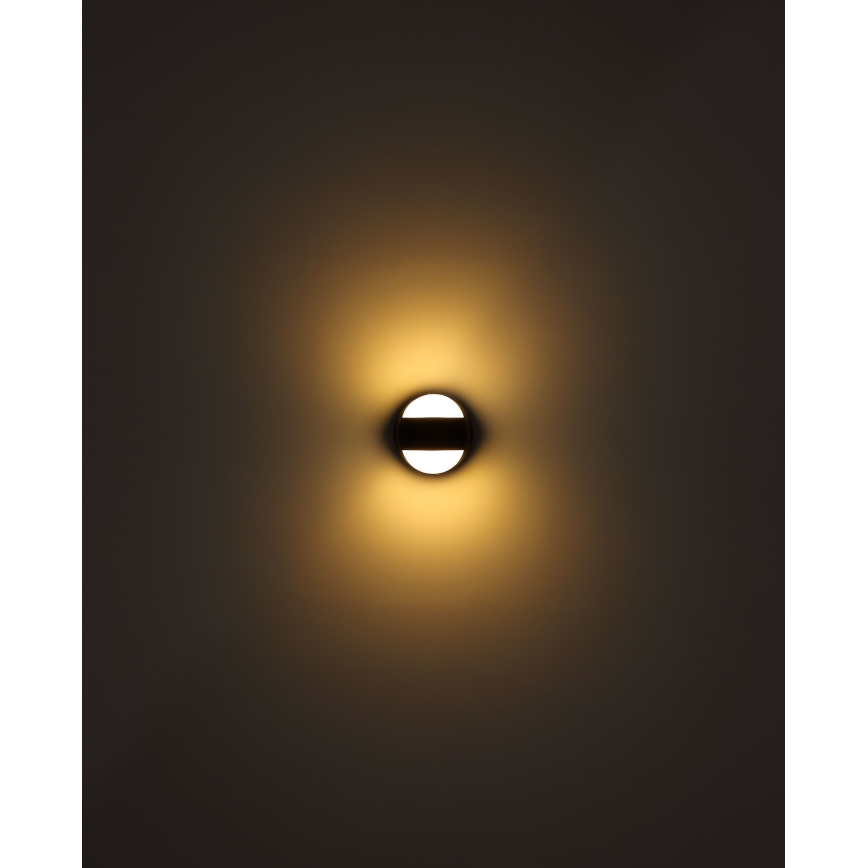 Globo - LED regulējams uzlādes pieskāriena sienas gaismeklis LED/1,4W/5V 1800 mAh melns