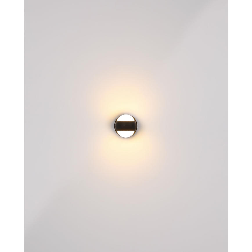 Globo - LED regulējams uzlādes pieskāriena sienas gaismeklis LED/1,4W/5V 1800 mAh melns