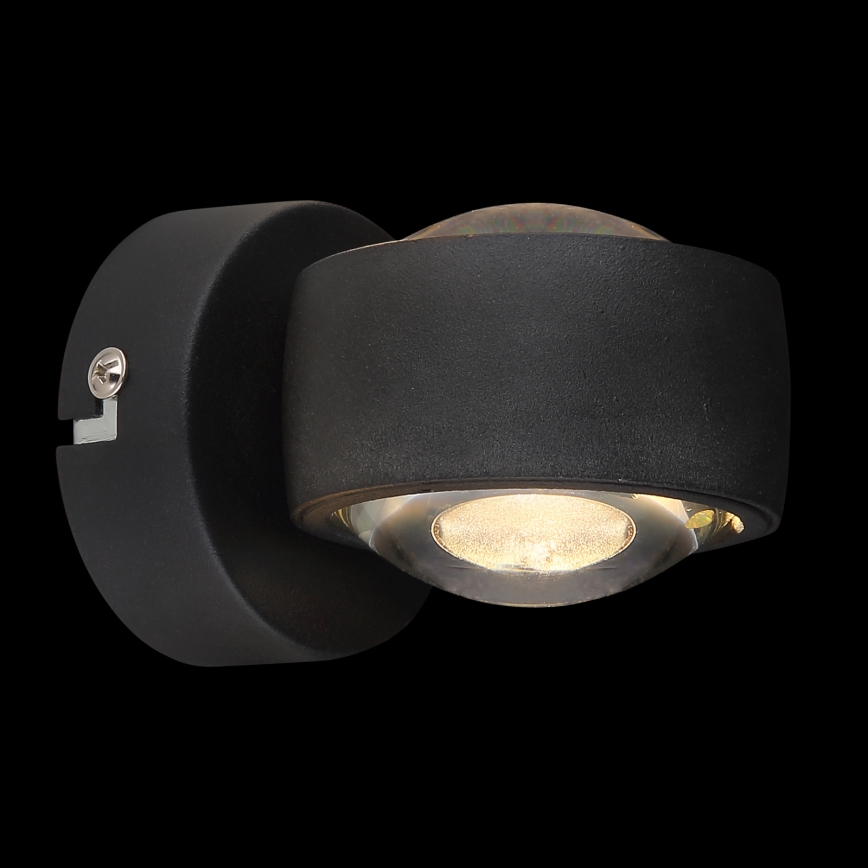 Globo - LED sienas gaismeklis LED/7W/230V 3000K melns