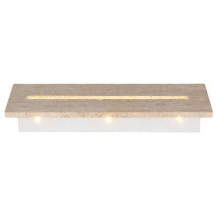 Globo - LED sienas gaismeklis LED/17W/230V 3000K 40 cm travertīns