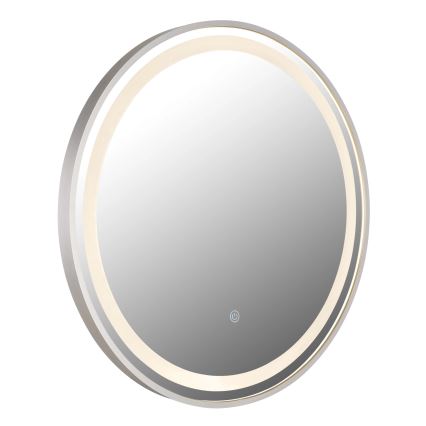 Globo - LED Aptumšojams sienas spogulis ar fona apgaismojumu LED/10W/230V 2700/4000/6500K d. 50 cm