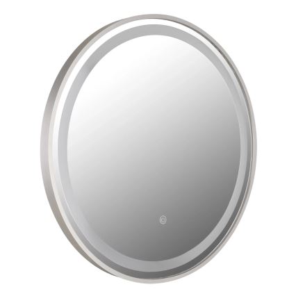 Globo - LED Aptumšojams sienas spogulis ar fona apgaismojumu LED/10W/230V 2700/4000/6500K d. 50 cm