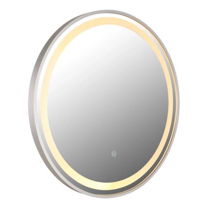 Globo - LED Aptumšojams sienas spogulis ar fona apgaismojumu LED/10W/230V 2700/4000/6500K d. 50 cm