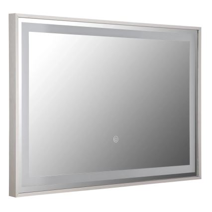 Globo - LED Aptumšojams sienas spogulis ar fona apgaismojumu LED/10W/230V 2700/4000/6500K 60x40 cm