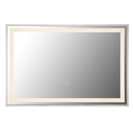 Globo - LED Aptumšojams sienas spogulis ar fona apgaismojumu LED/10W/230V 2700/4000/6500K 60x40 cm