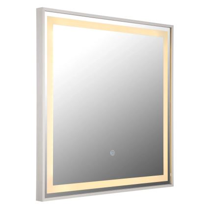 Globo - LED Aptumšojams sienas spogulis ar fona apgaismojumu LED/10W/230V 2700/4000/6500K 50x50 cm