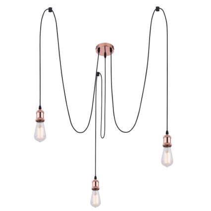 Globo A32-3 - Lustra ar auklu OLIVER 3xE27/40W/230V zirneklis