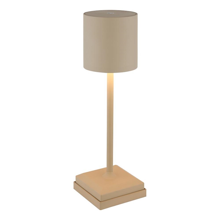 Globo - ar pieskārienu regulējama uzlādējamā LED galda lampa LED/1,5W/5V 2200 mAh bēša