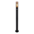 Globo - Āra lampa ar sensoru 1xE27/15W/230V IP44 110 cm melna/varš