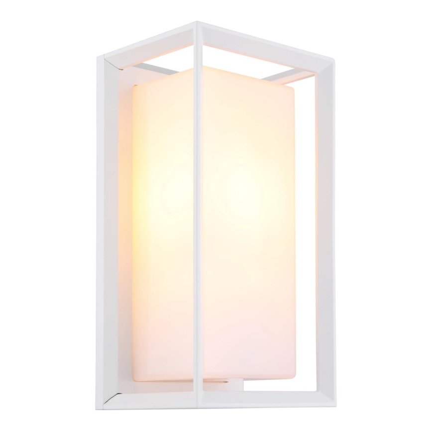 Globo - Āra sienas lampa 1xE27/60W/230V IP44 balta