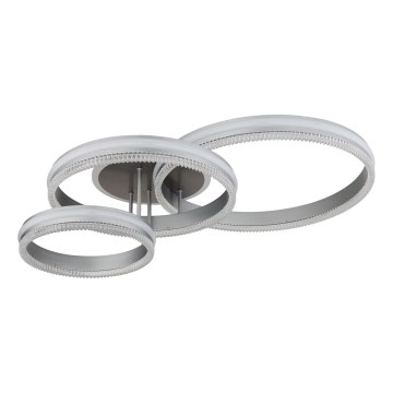 Globo - Dimējama LED griestu lampa LED/72W/230V 2700-6000K sudraba + tālvadības pults