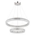 Globo - dimmējama LED lustra uz kabeļa LED/72W/230V 2700-6000K caurspīdīga + ar tālvadības pulti
