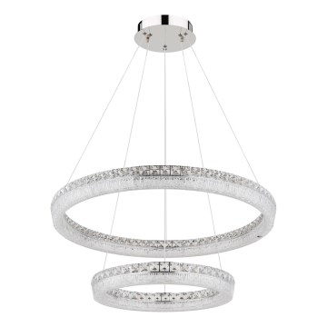 Globo - dimmējama LED lustra uz kabeļa LED/72W/230V 2700-6000K caurspīdīga + ar tālvadības pulti