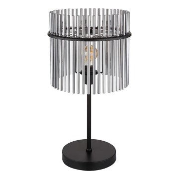 Globo - galda lampa 1x E27, 60 W, 230 V, Ø 30 cm, melna