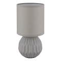 Globo - Galda lampa 1xE14/40W/230V pelēka