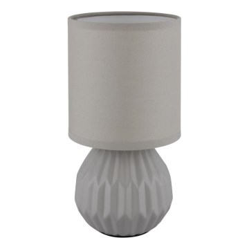 Globo - Galda lampa 1xE14/40W/230V pelēka