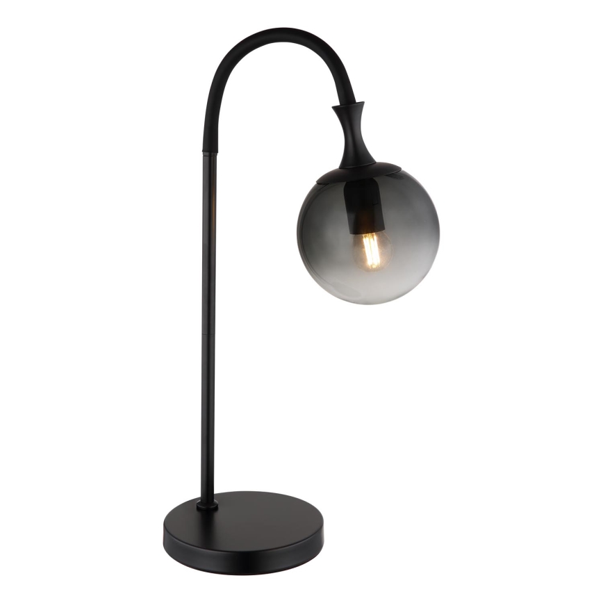 Globo - Galda lampa 1xE27/10W/230V melna