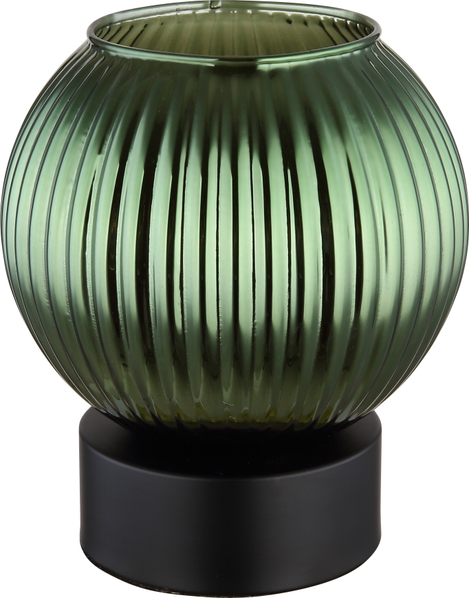 Globo - Galda lampa 1xE27/25W/230V d. 15 cm zaļa