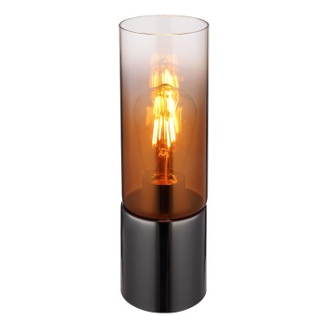 Globo - Galda lampa 1xE27/25W/230V d. 9 cm melna/varš