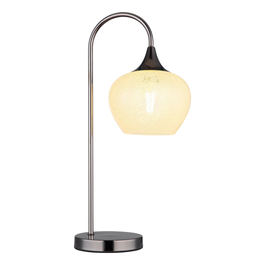 Globo - Galda lampa 1xE27/40W/230V balta/antracīta