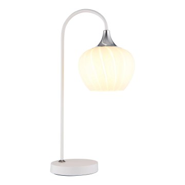 Globo - Galda lampa 1xE27/40W/230V balta