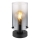 Globo - Galda lampa 1xE27/40W/230V d. 12,5 cm melna