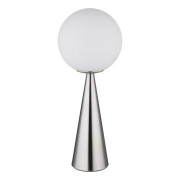 Globo - Galda lampa 1xE27/40W/230V matēts hroms