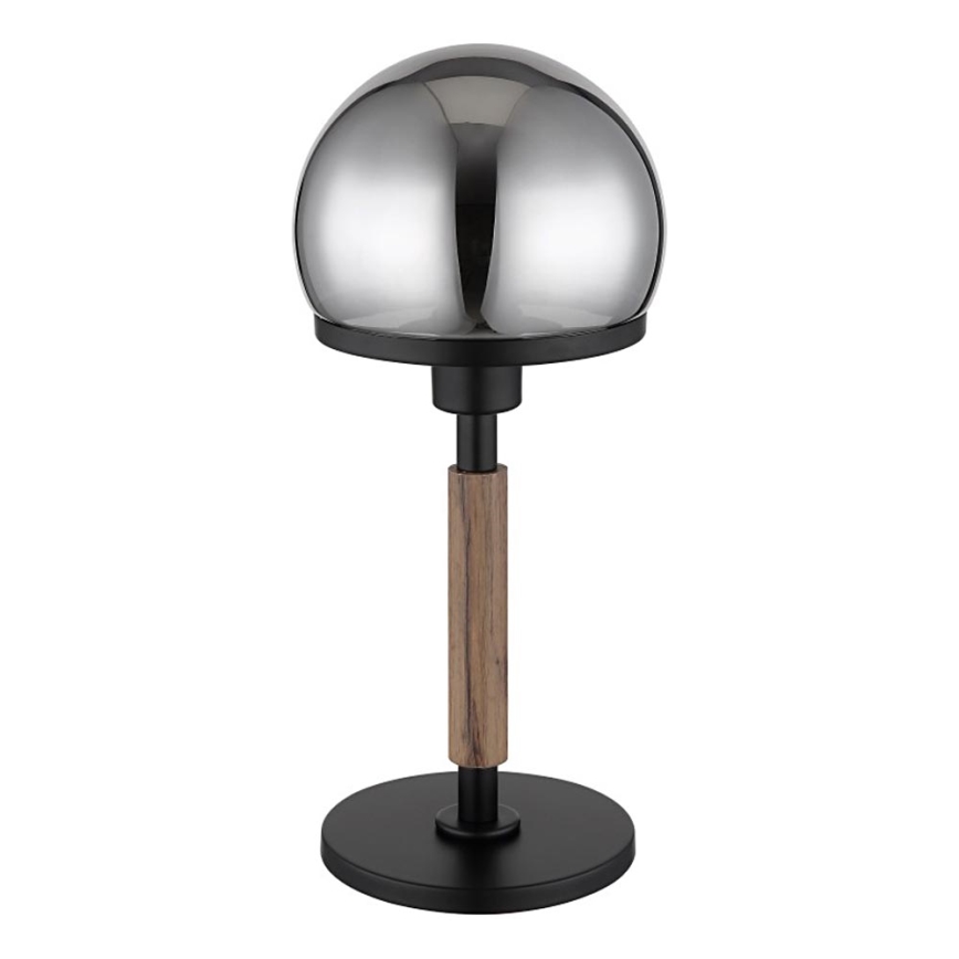 Globo - Galda lampa 1xE27/40W/230V melna/brūna