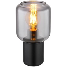 Globo - Galda lampa 1xE27/40W/230V melna