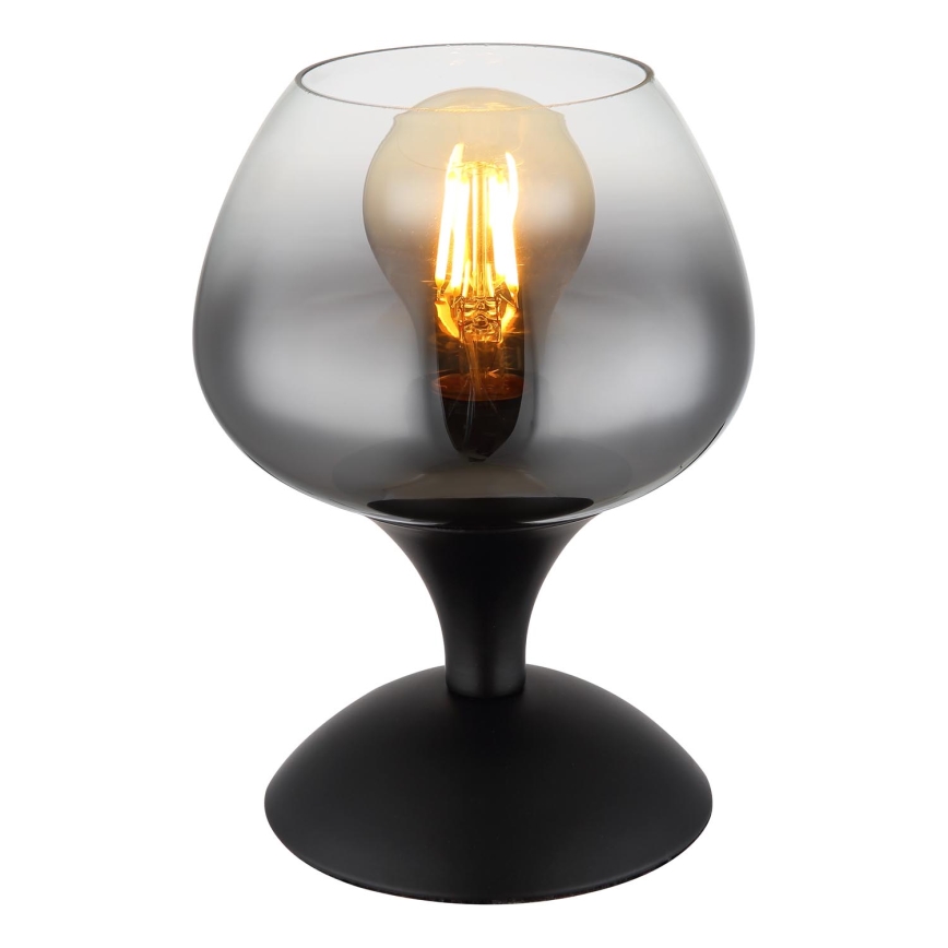 Globo - Galda lampa 1xE27/40W/230V melna