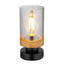 Globo - Galda lampa 1xE27/40W/230V metāla/koka