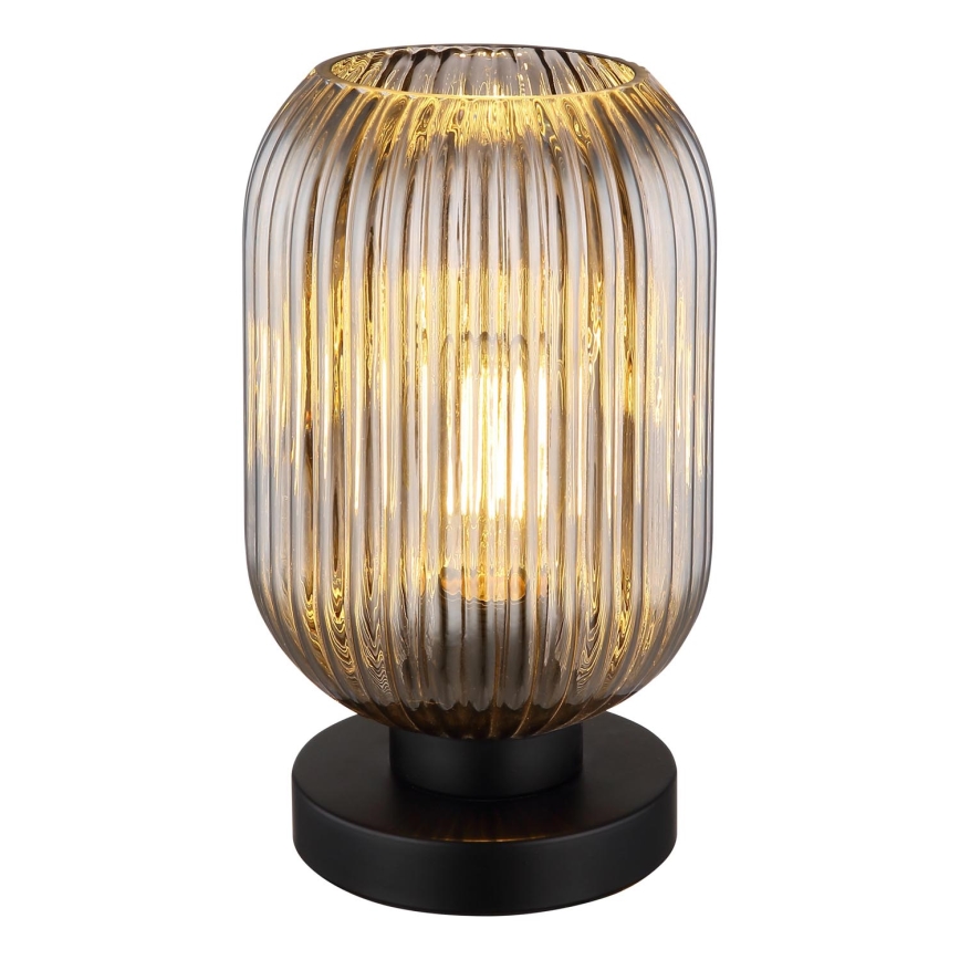 Globo - Galda lampa 1xE27/40W/230V pelēka
