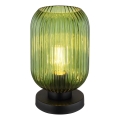 Globo - Galda lampa 1xE27/40W/230V zaļa