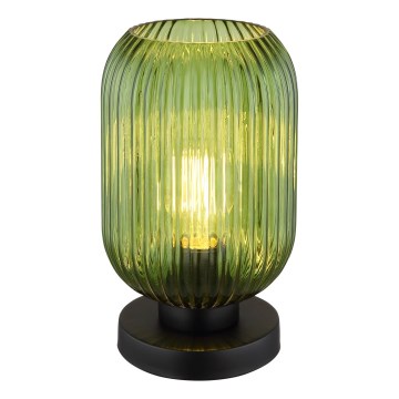 Globo - Galda lampa 1xE27/40W/230V zaļa