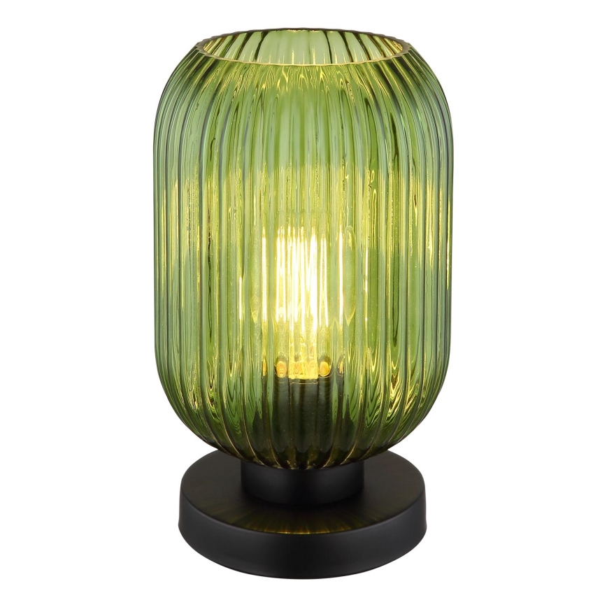 Globo - Galda lampa 1xE27/40W/230V zaļa