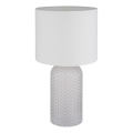 Globo - Galda lampa 1xE27/60W/230V balta