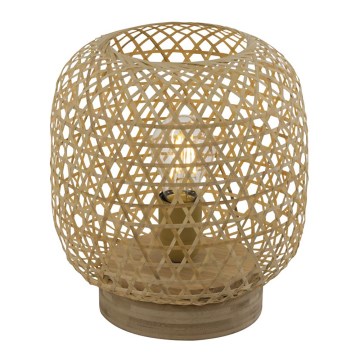 Globo - Galda lampa 1xE27/60W/230V bambusa