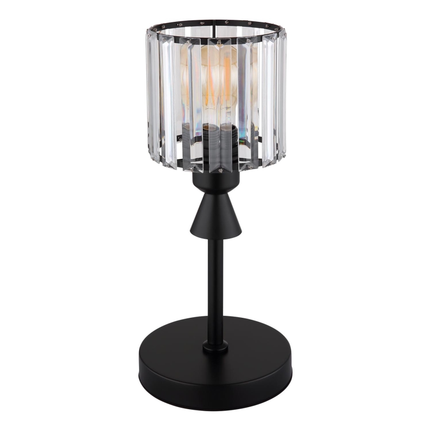 Globo - Galda lampa 1xE27/60W/230V d. 15 cm melna
