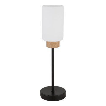 Globo - Galda lampa 1xE27/60W/230V melna/balta